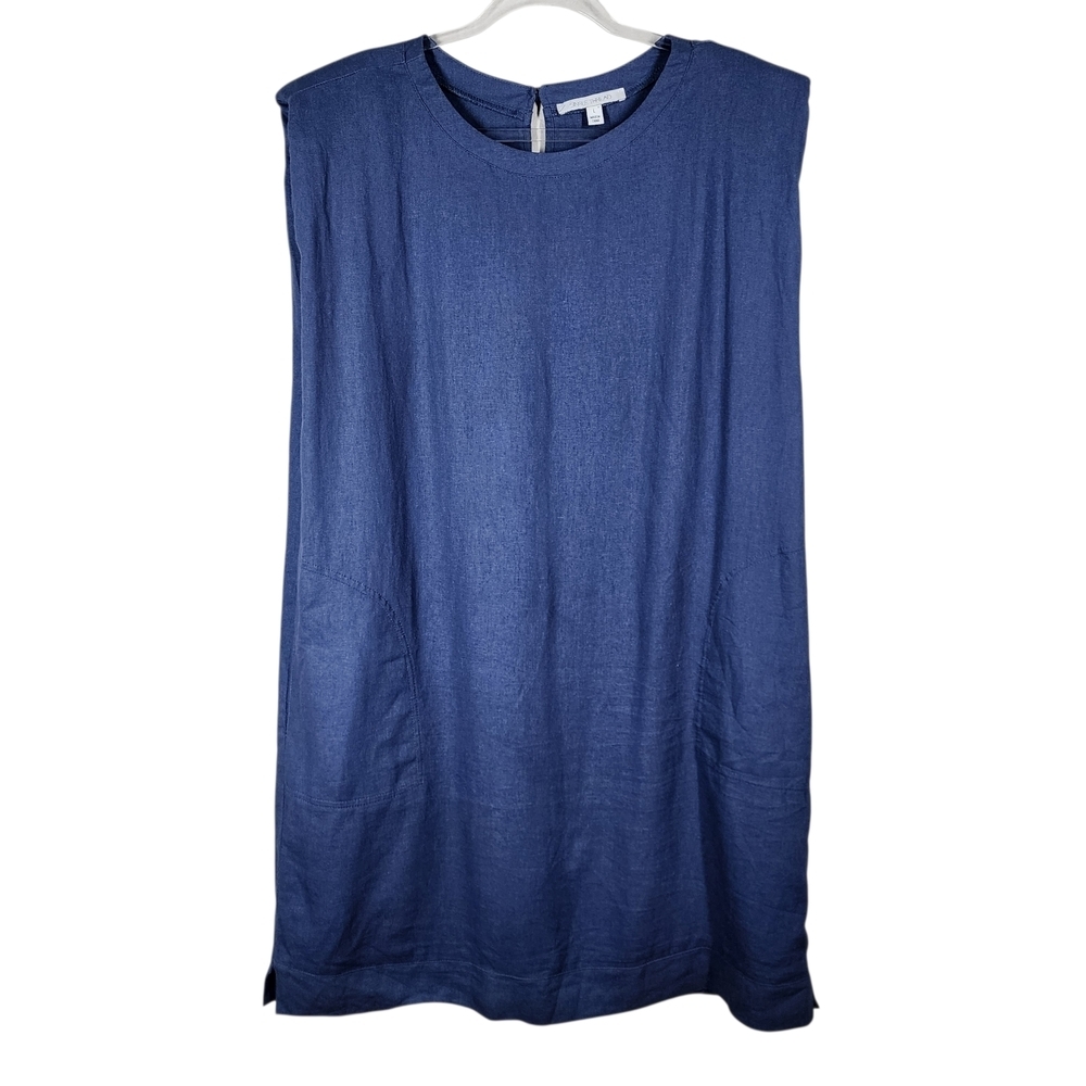 SINGLE THREAD LINEN BLEND DRESS - Picture 5 of 9